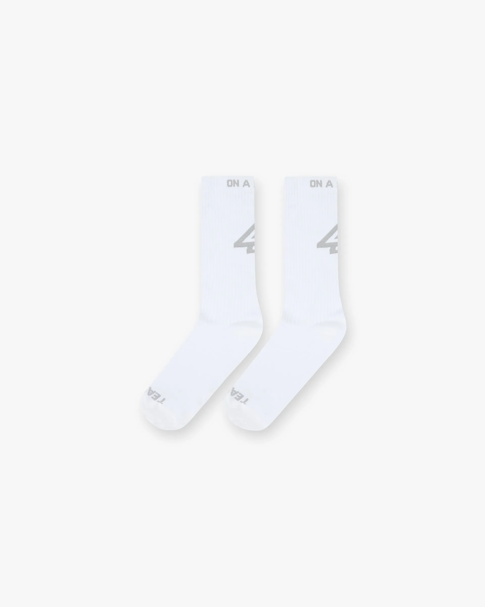 247 Logo Socks - Pewter