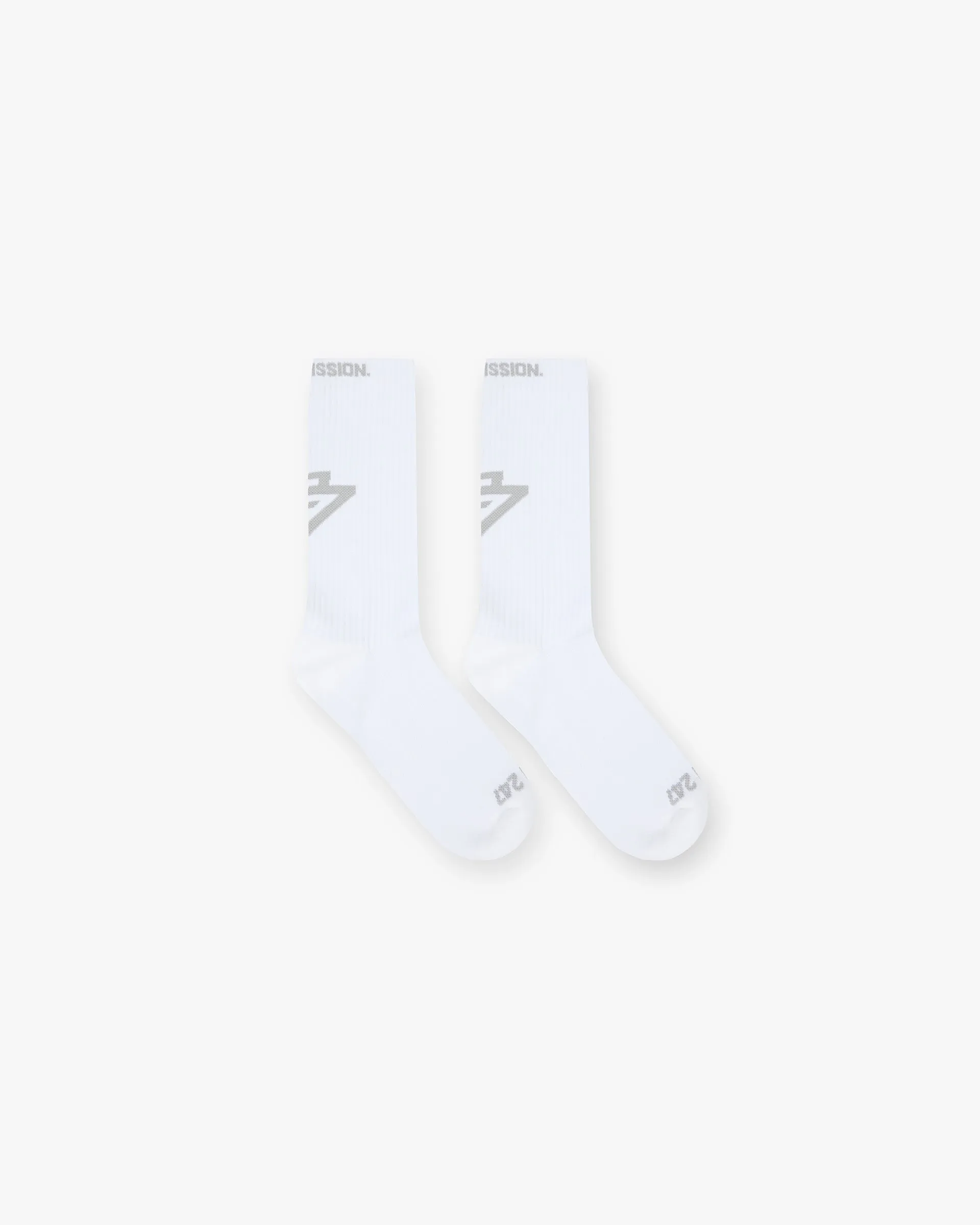 247 Logo Socks - Pewter