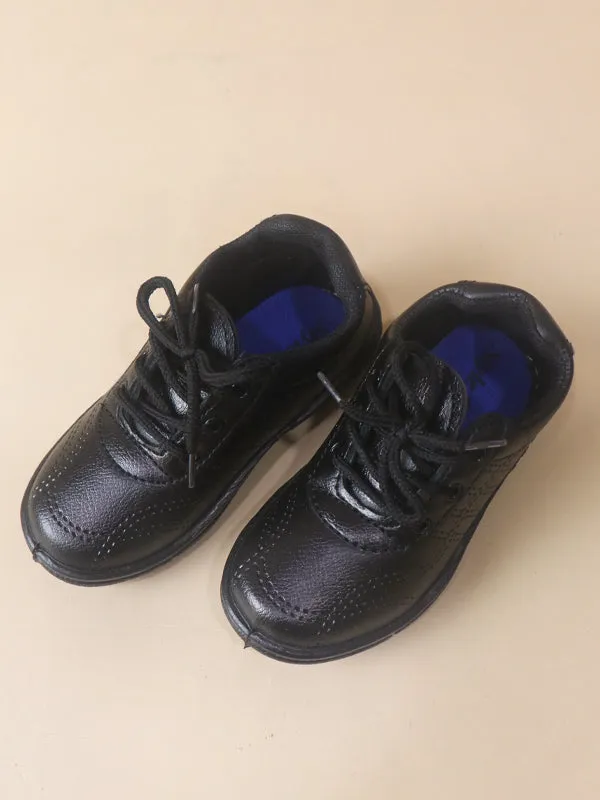 6Yrs - 17Yrs Black School Shoes For Kids KS17