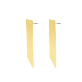 Alaya Retangular Earring Gold Plating