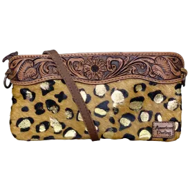 American Darling Leopard Cowhide Crossbody ADBGS199CHEGO