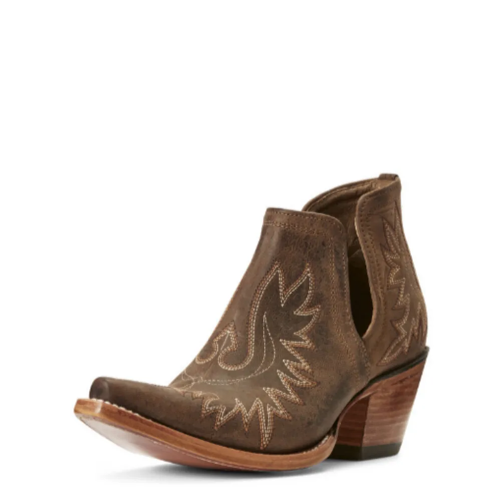 Ariat Ladies Dixon Western Boot Weathered Brown 10027282