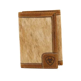 Ariat Men's Trifold Calf Hair Wallet A3544044