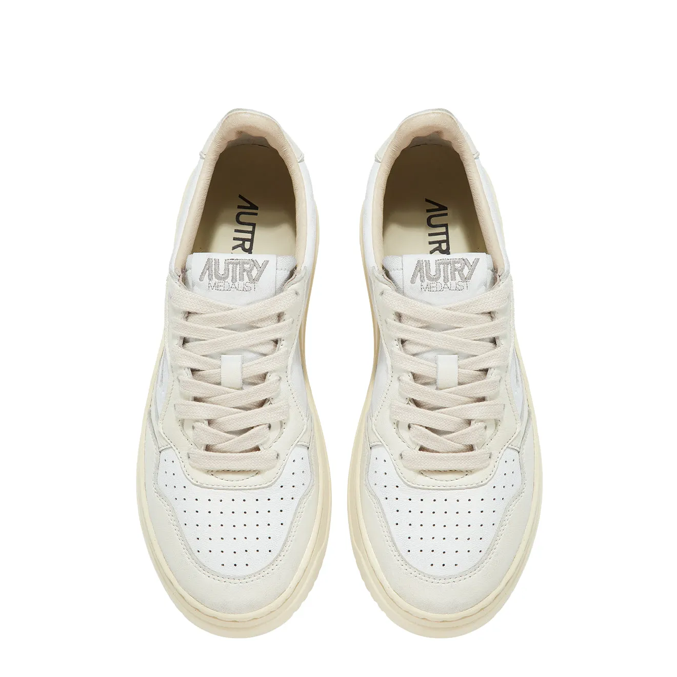 Autry Medalist Low Trainer Goat / Wash - White / White