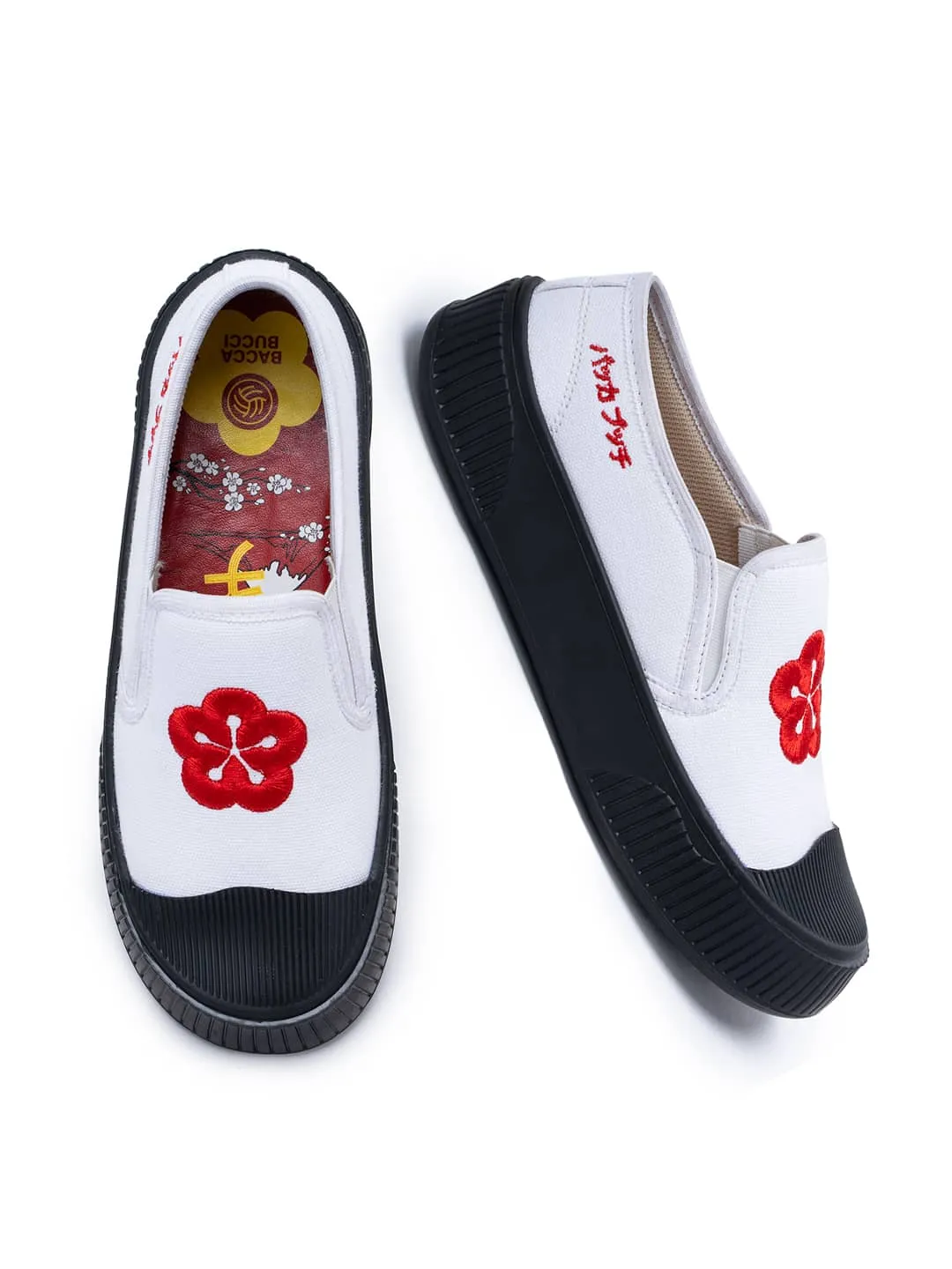 Bacca Bucci Kawaii Sakura Slip-On Sneakers