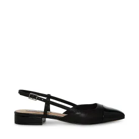 Belinda Ballerina BLACK LEATHER