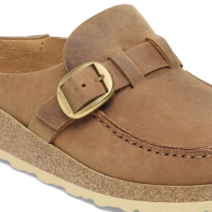 Birkenstock Buckley Oiled Leather Clog - Cognac