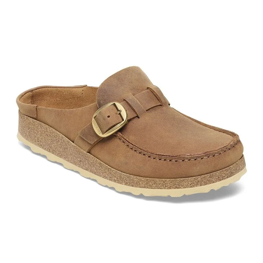 Birkenstock Buckley Oiled Leather Clog - Cognac