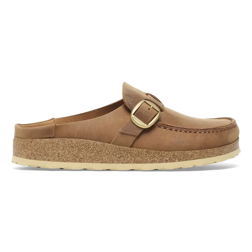 Birkenstock Buckley Oiled Leather Clog - Cognac