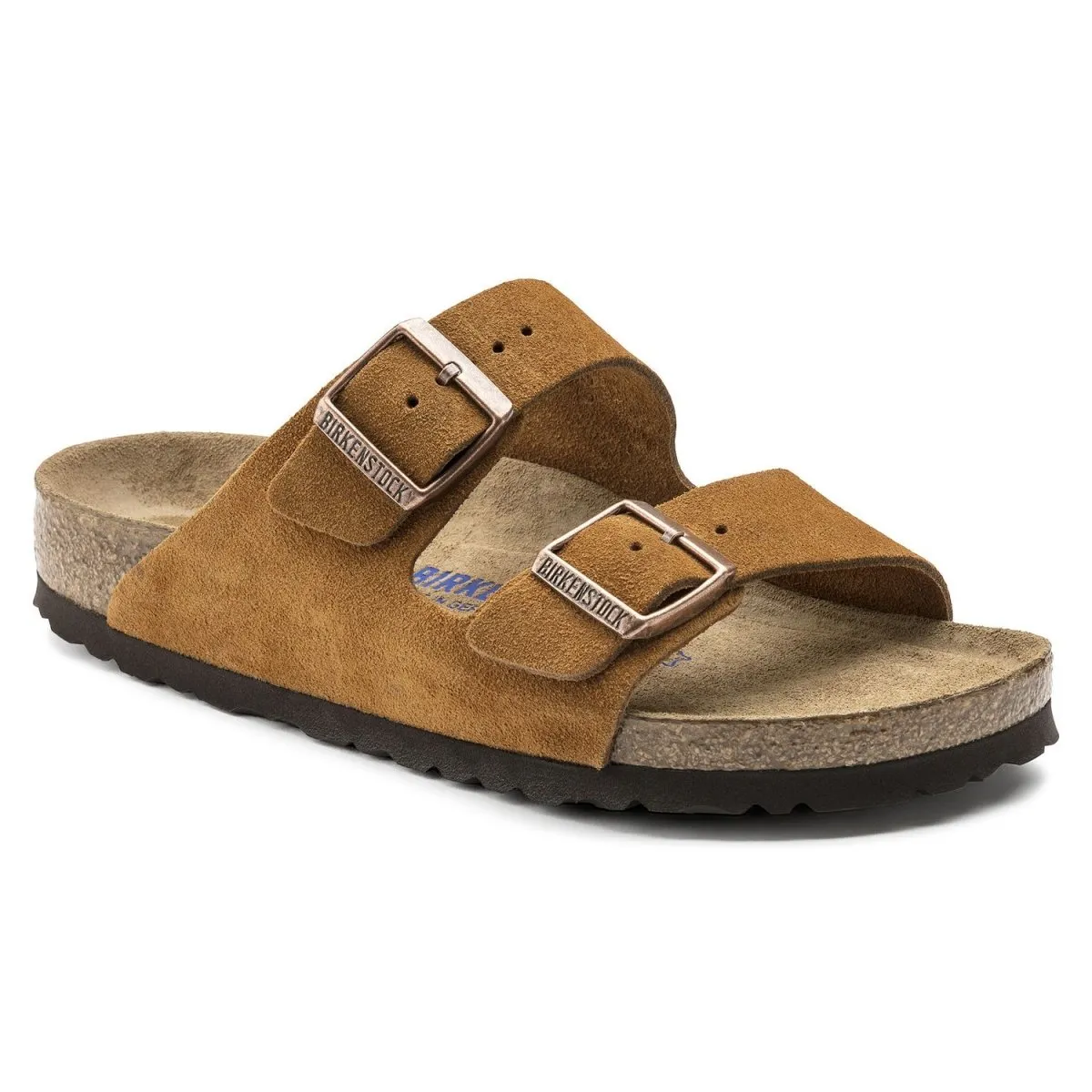 Birkenstock Women's Arizona Soft Footbed Suede Leather Mink