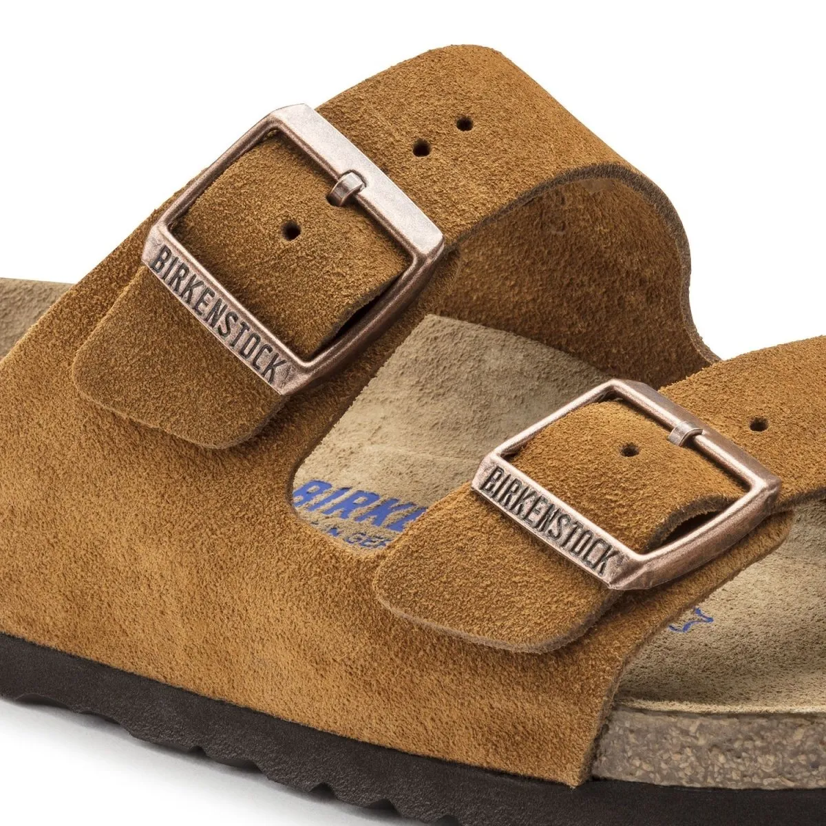 Birkenstock Women's Arizona Soft Footbed Suede Leather Mink