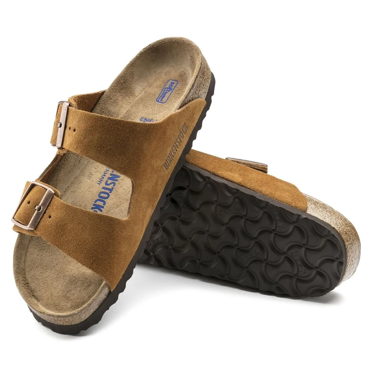 Birkenstock Women's Arizona Soft Footbed Suede Leather Mink