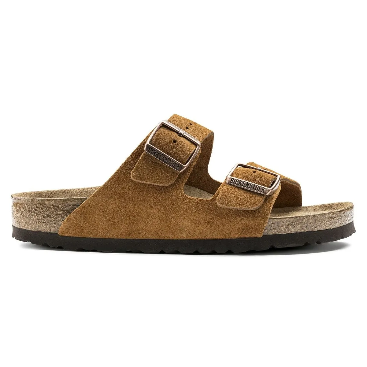 Birkenstock Women's Arizona Soft Footbed Suede Leather Mink