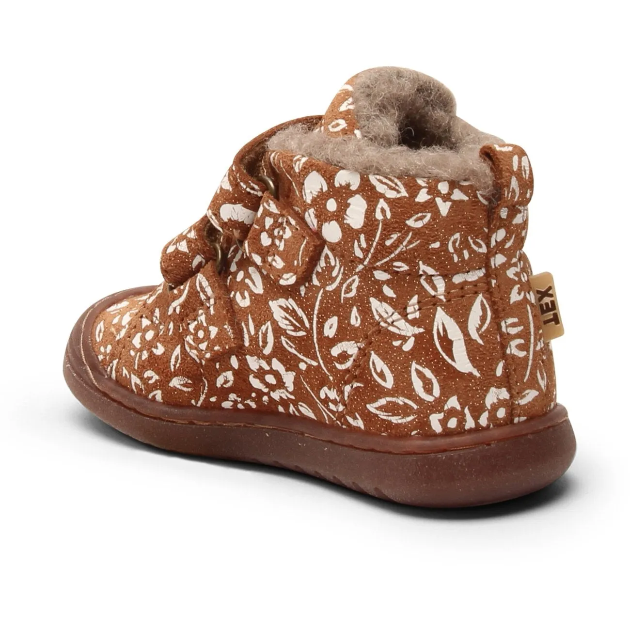 Bisgaard Rudi V Tex Shoes Brandy Flowers