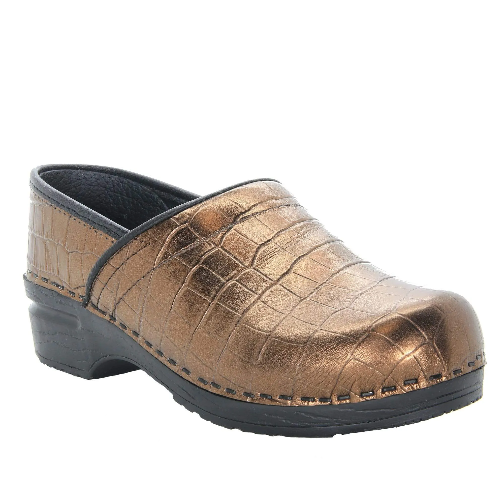 BJORK Professional Eva Croco Embossed Metallic Leather - CLOSEOUT