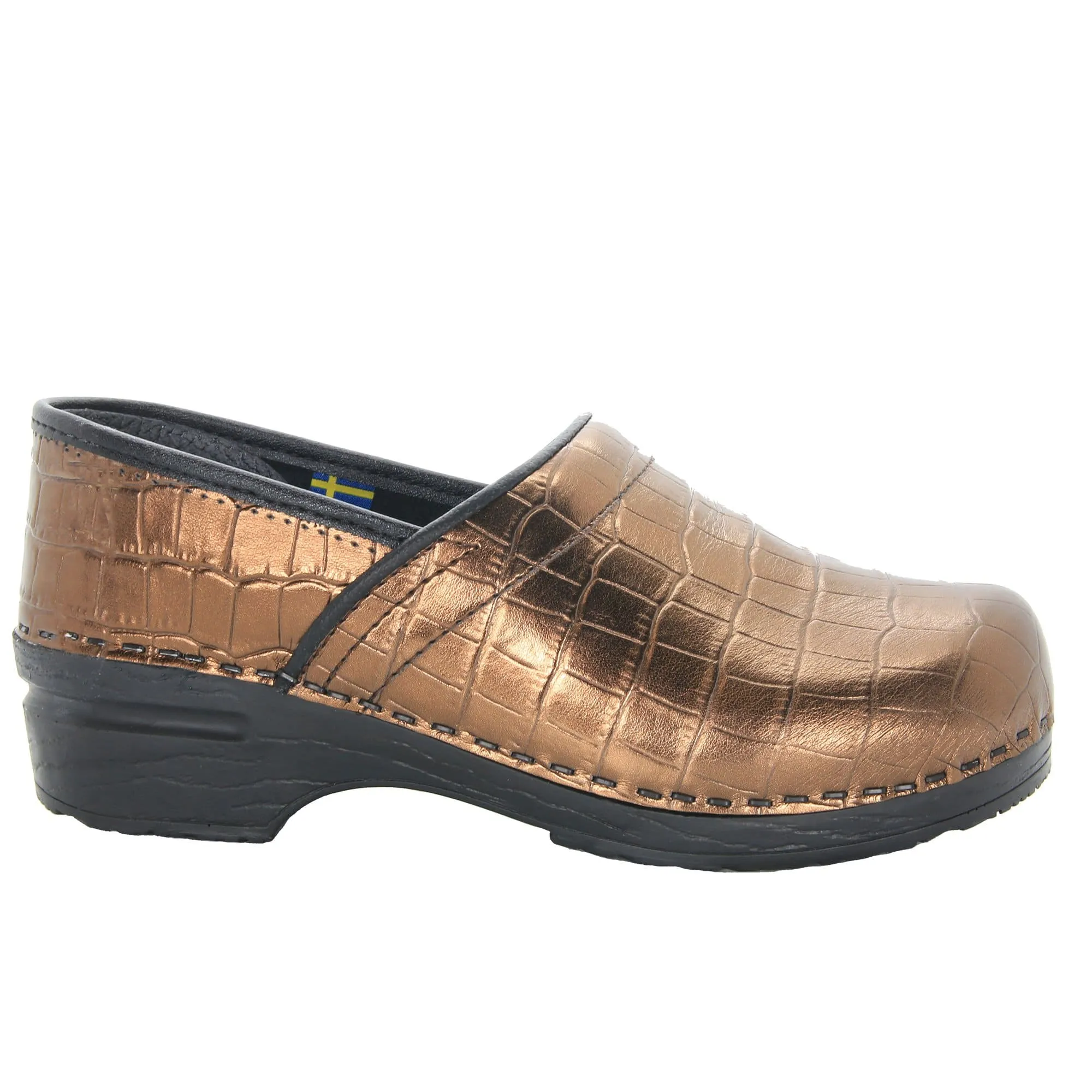 BJORK Professional Eva Croco Embossed Metallic Leather - CLOSEOUT