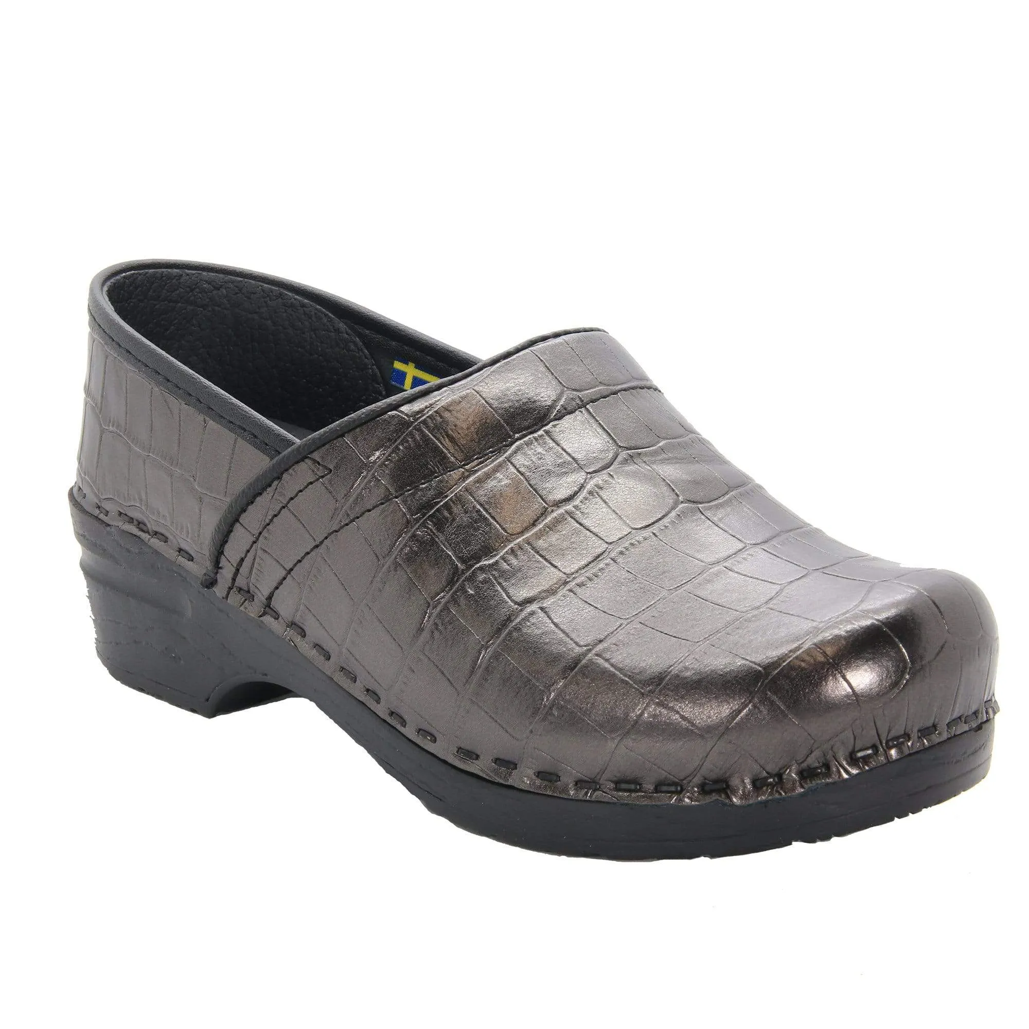 BJORK Professional Eva Croco Embossed Metallic Leather - CLOSEOUT