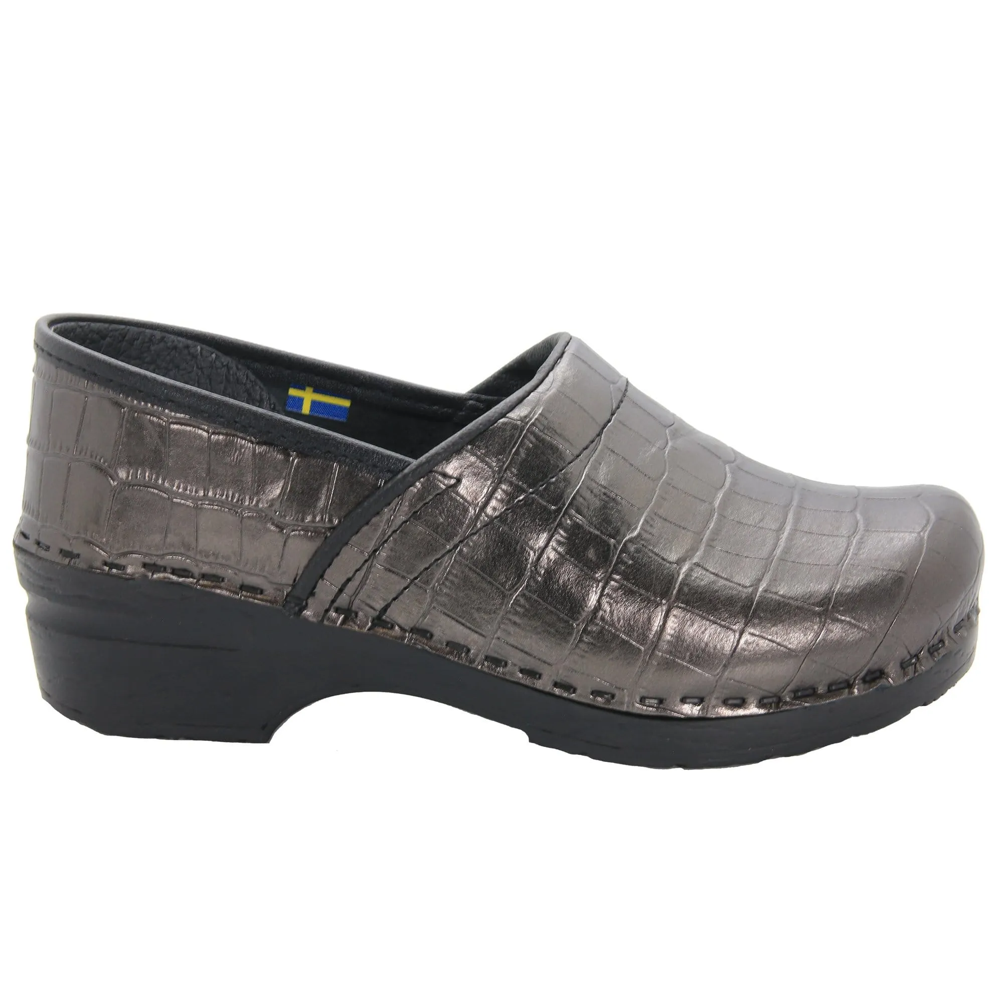 BJORK Professional Eva Croco Embossed Metallic Leather - CLOSEOUT