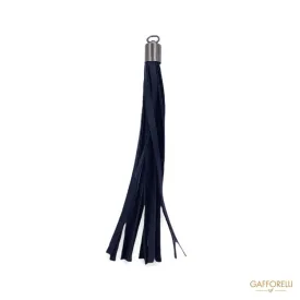 Black Faux Leather Tassel H287 - Gafforelli Srl