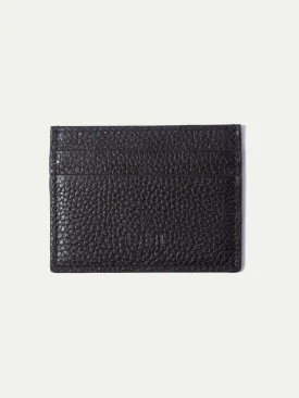 Black leather card holder - Made in Italy