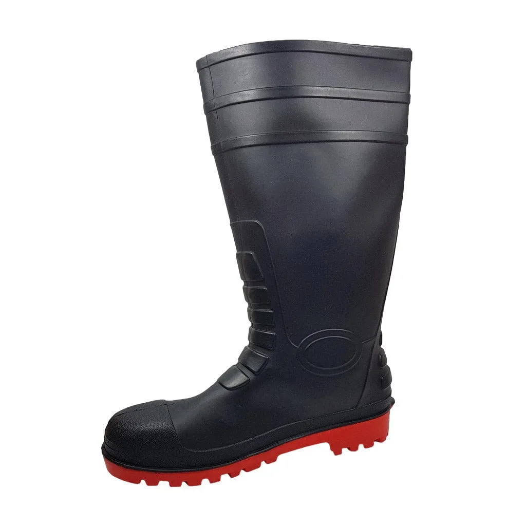 Blackrock Steel Toe Cap Wellington Boots Red Soles