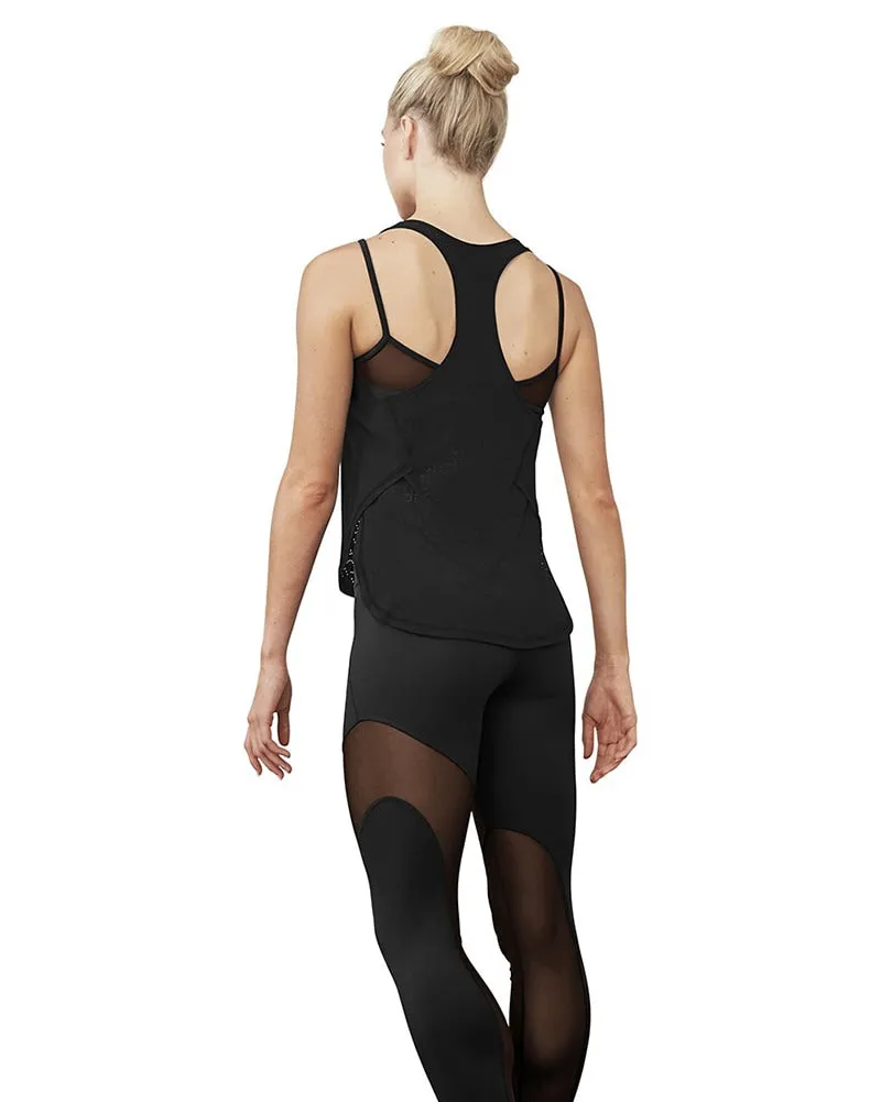 Bloch Perforated Racerback Tank Top - FT5158 Womens