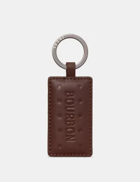 Bourbon Biscuit Leather Keyring