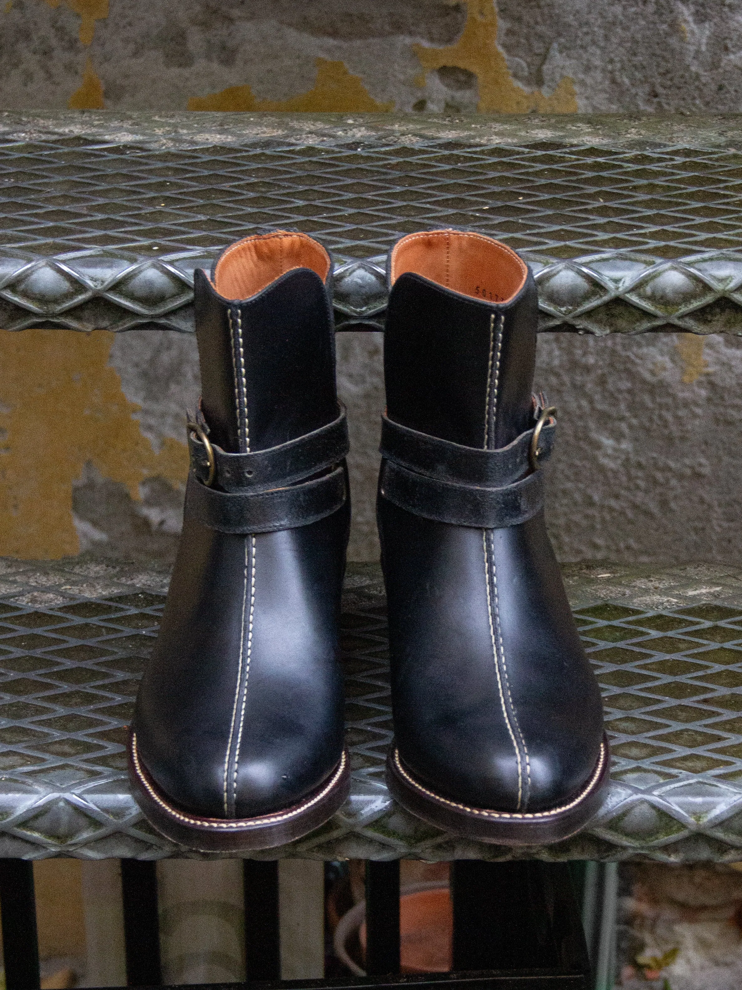 Bright Shoemakers, Jodhpur Boot, Black Leather/ Black RO