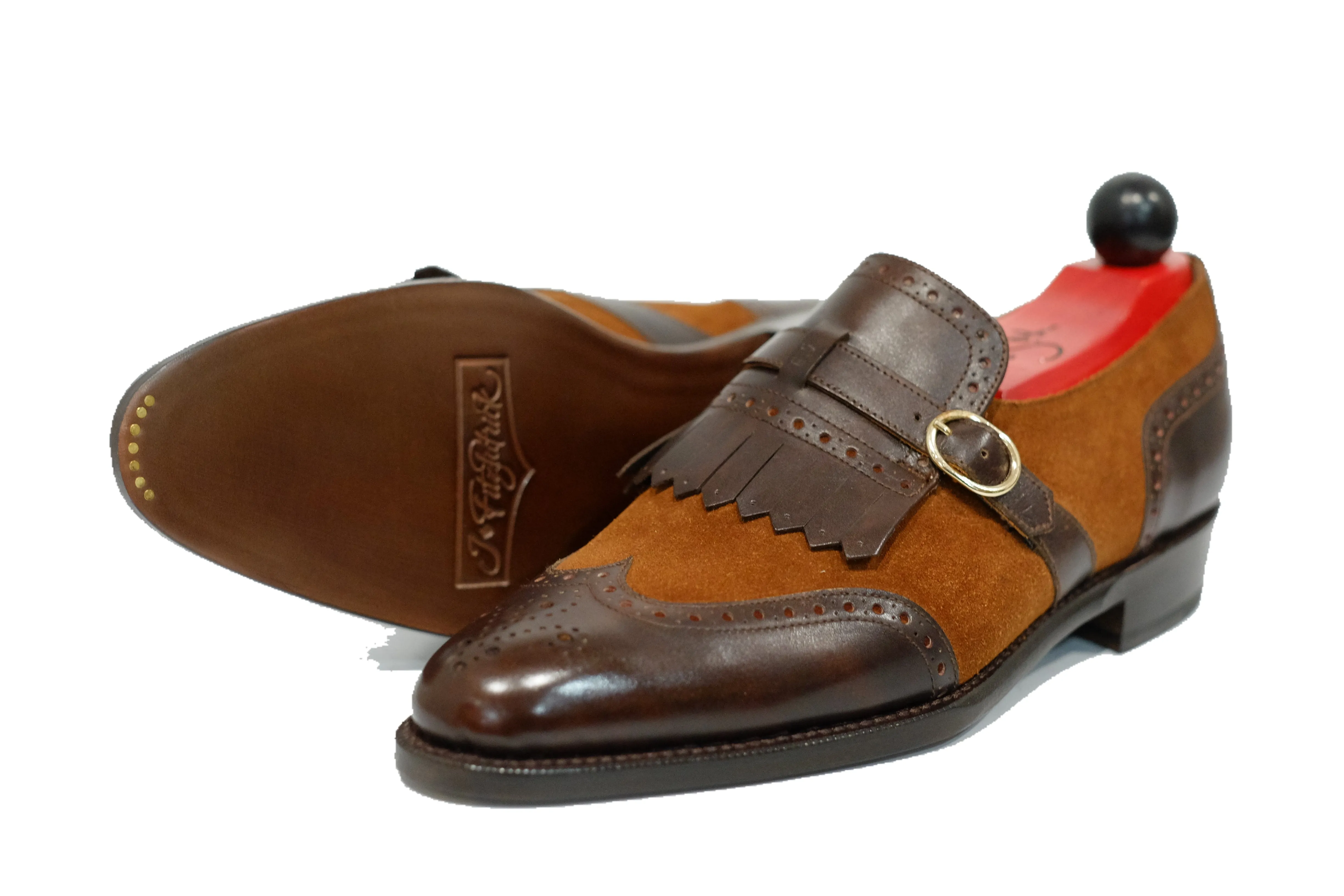 Camano MTO - Dark Brown Museum Calf / Snuff Suede - TMG Last - Single Leather Sole