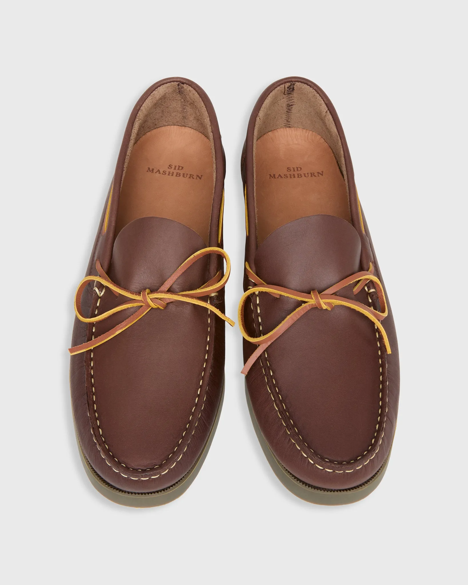 Camp Moccasin in Dark Brown Leather