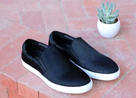 Carrucci by Maurice Pony Hair Slip-On Sneaker Black