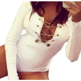 CHELSEY CHAIN BODYSUIT