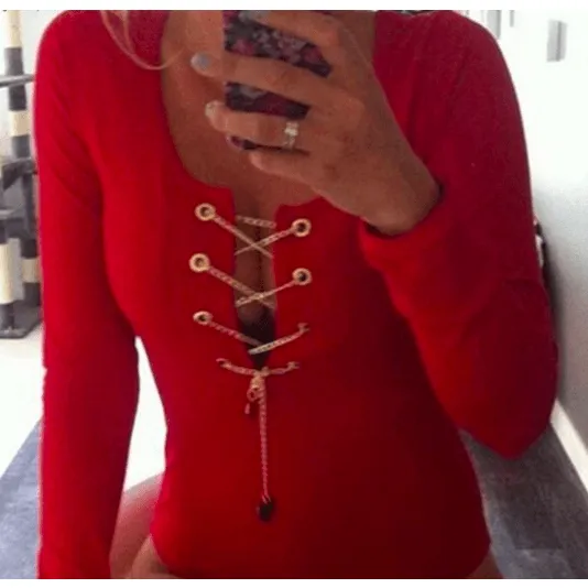 CHELSEY CHAIN BODYSUIT