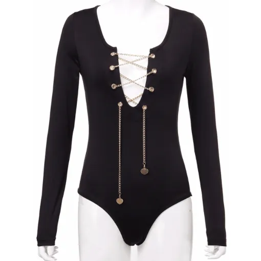 CHELSEY CHAIN BODYSUIT