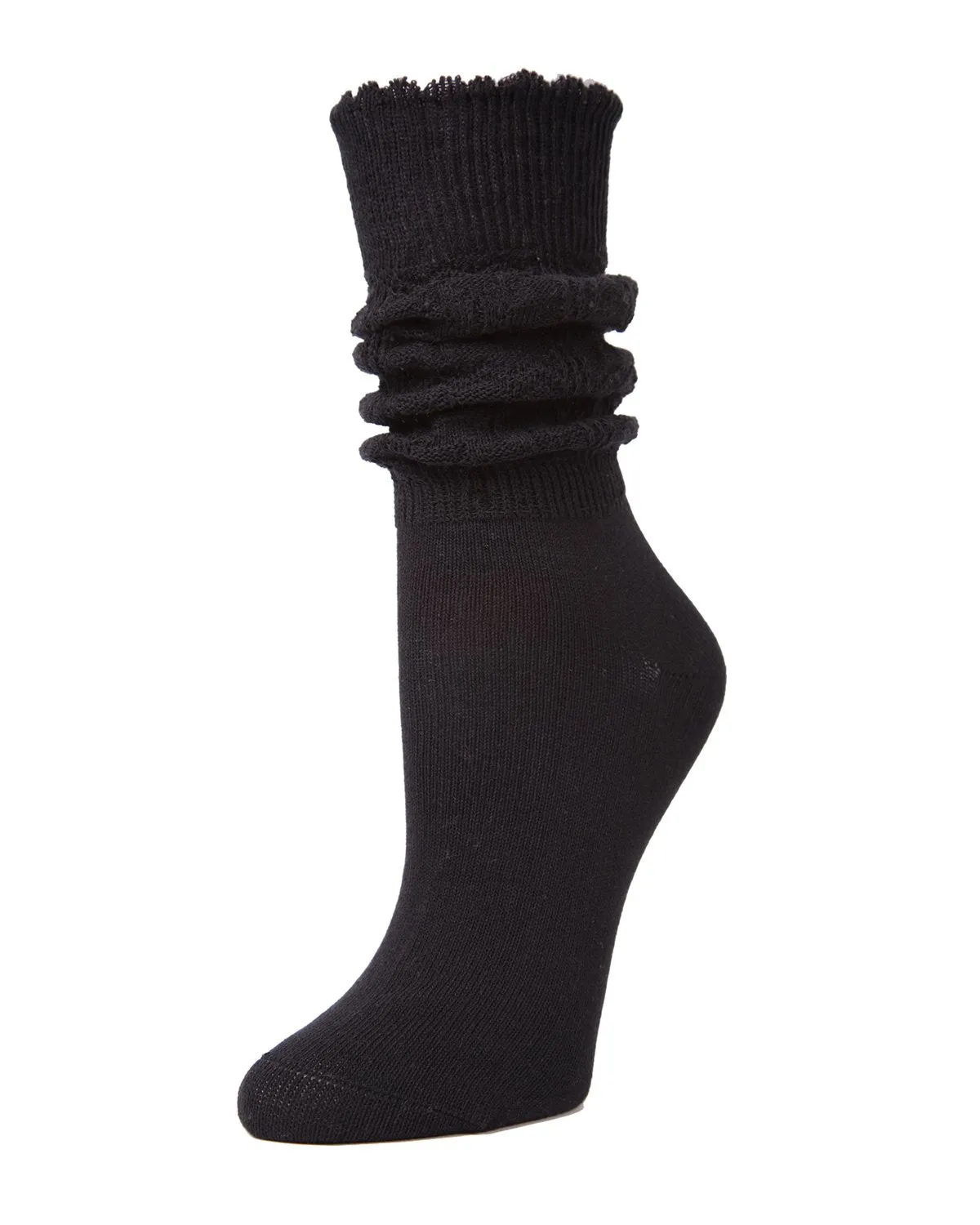 Cheri Cozy Scrunched Crew Socks