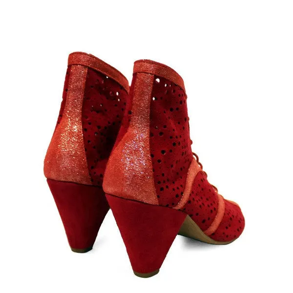 Danii - Red Suede Lace- Last Pairs 34 & 40