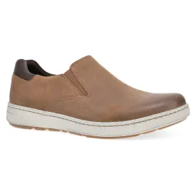 Dansko Men's Trent Suede Slip On Shoe in Brown