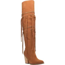 Dingo Women's 22" Witchy Whiskey Tall Leather Snip Toe Western Boot