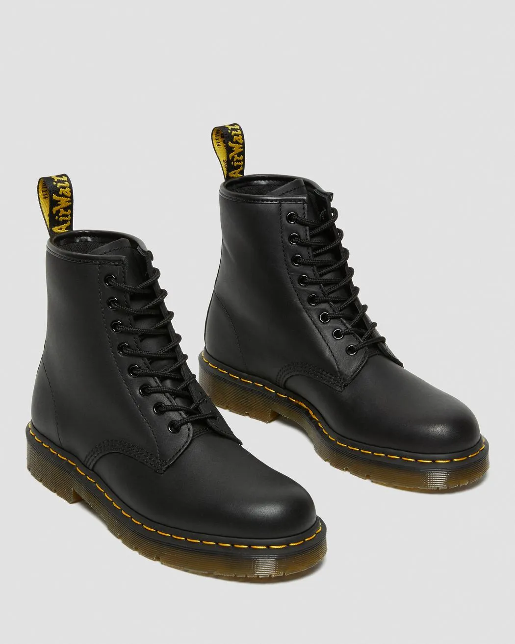 Dr Martens UNISEX 1460 SLIP RESISTANT LEATHER LACE UP BOOTS (Black Industrial Full Grain)