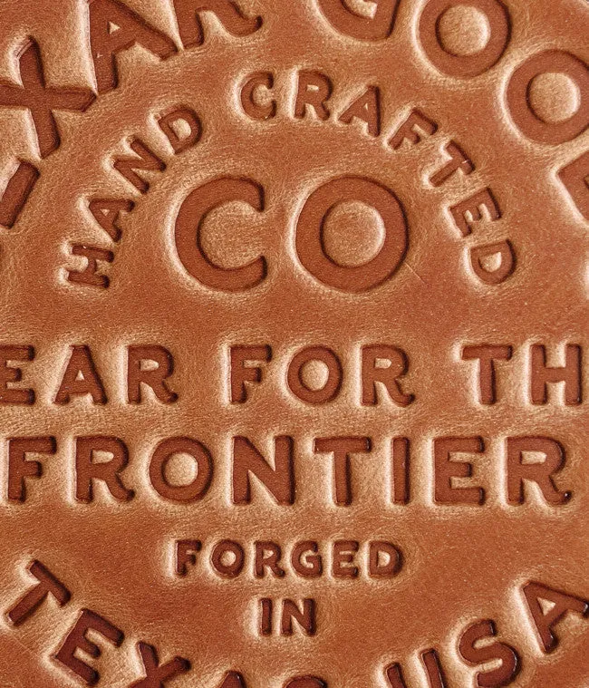 Gear for the Frontier Leather Coasters