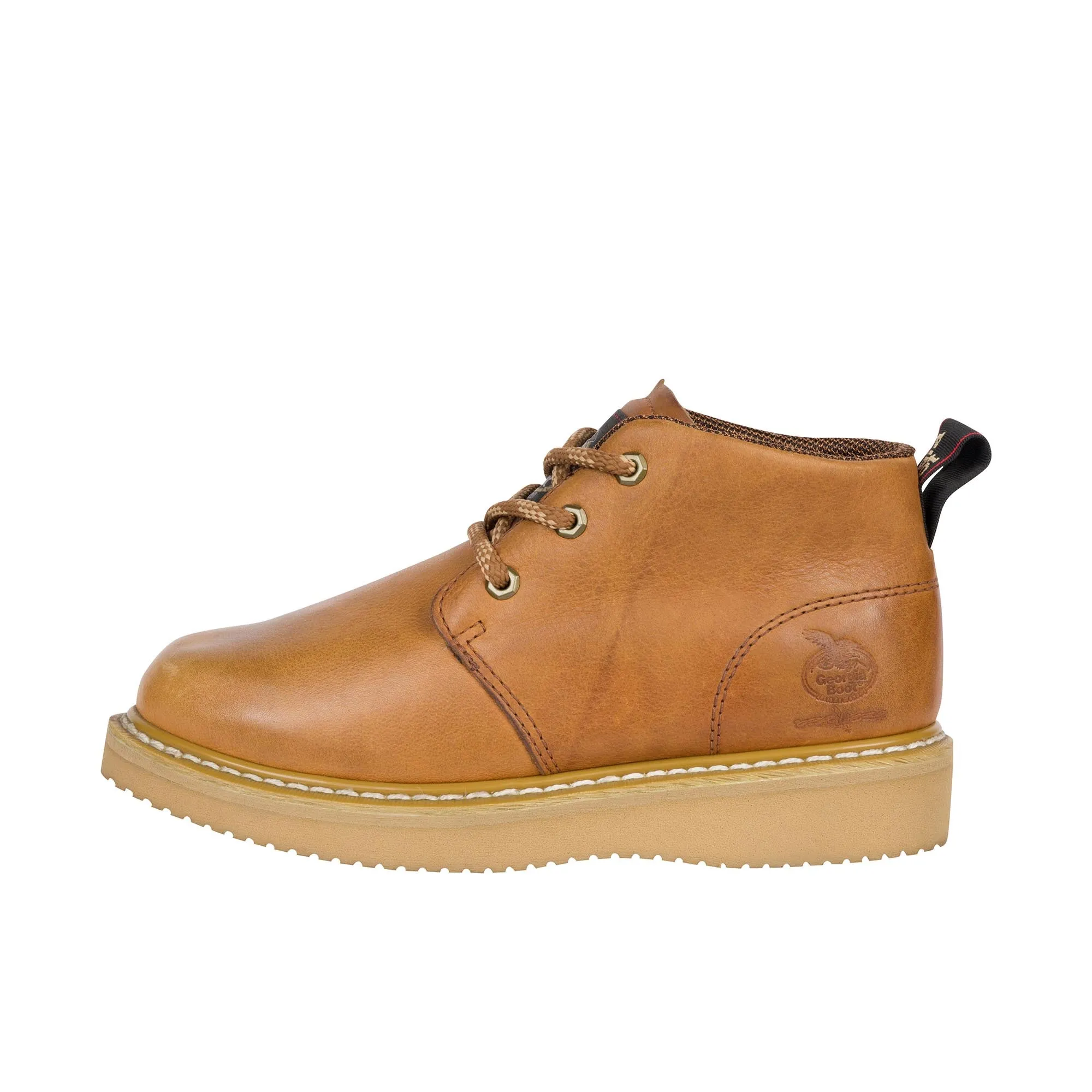 Georgia Boot Wedge Chukka Soft Toe Barracuda Gold