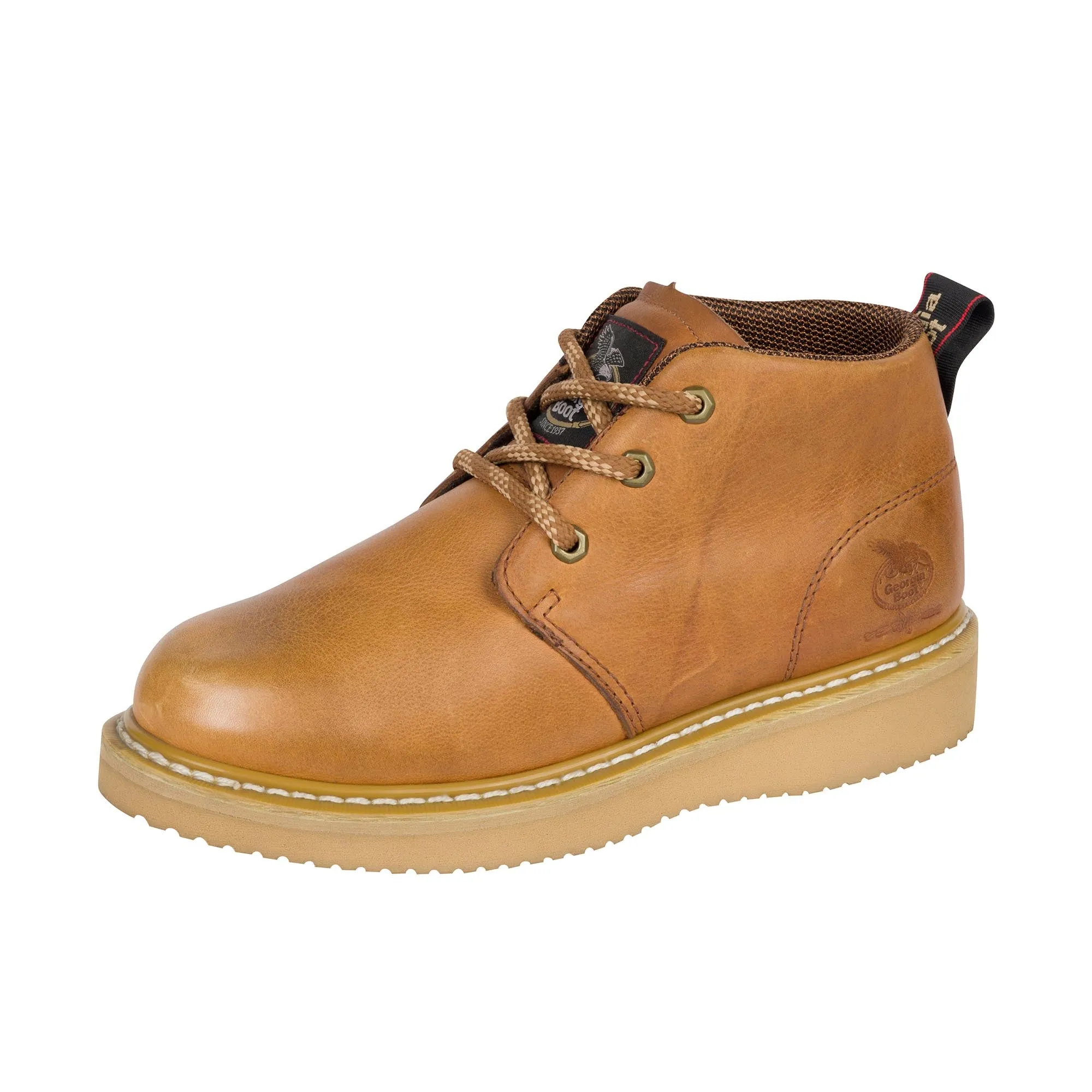 Georgia Boot Wedge Chukka Soft Toe Barracuda Gold