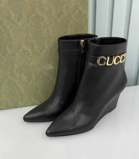 GG genuine leather boots