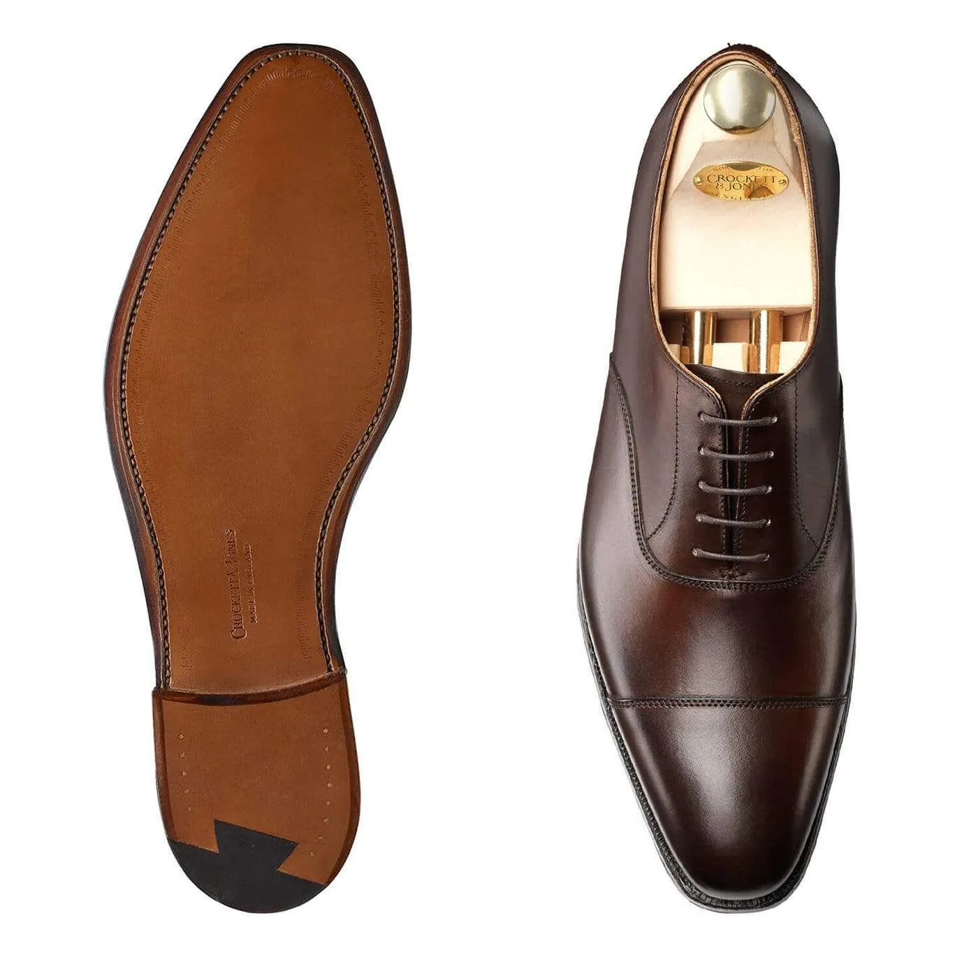 Hallam Dark Brown Burnished Calf