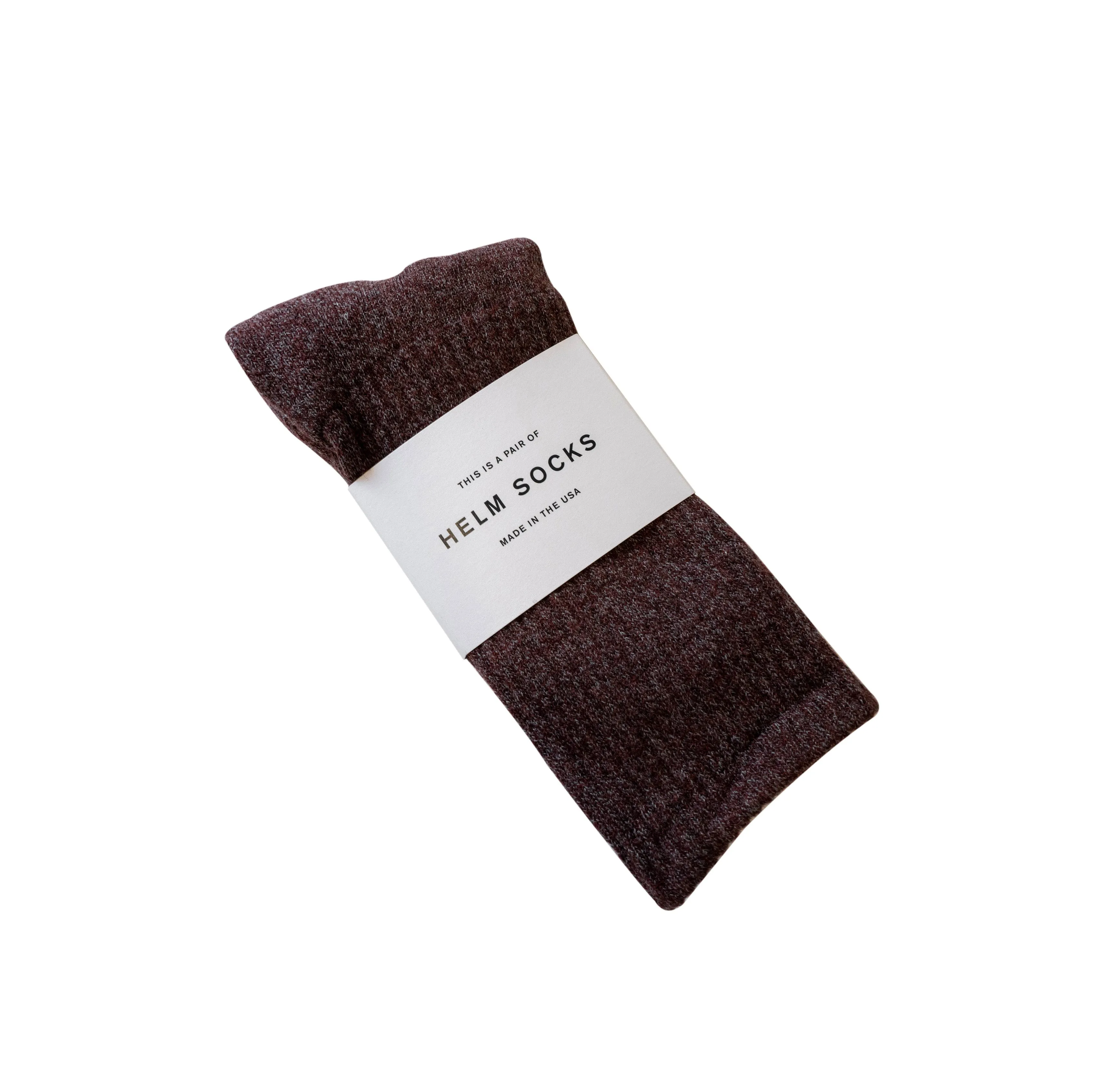 HELM Marled Socks - Rust