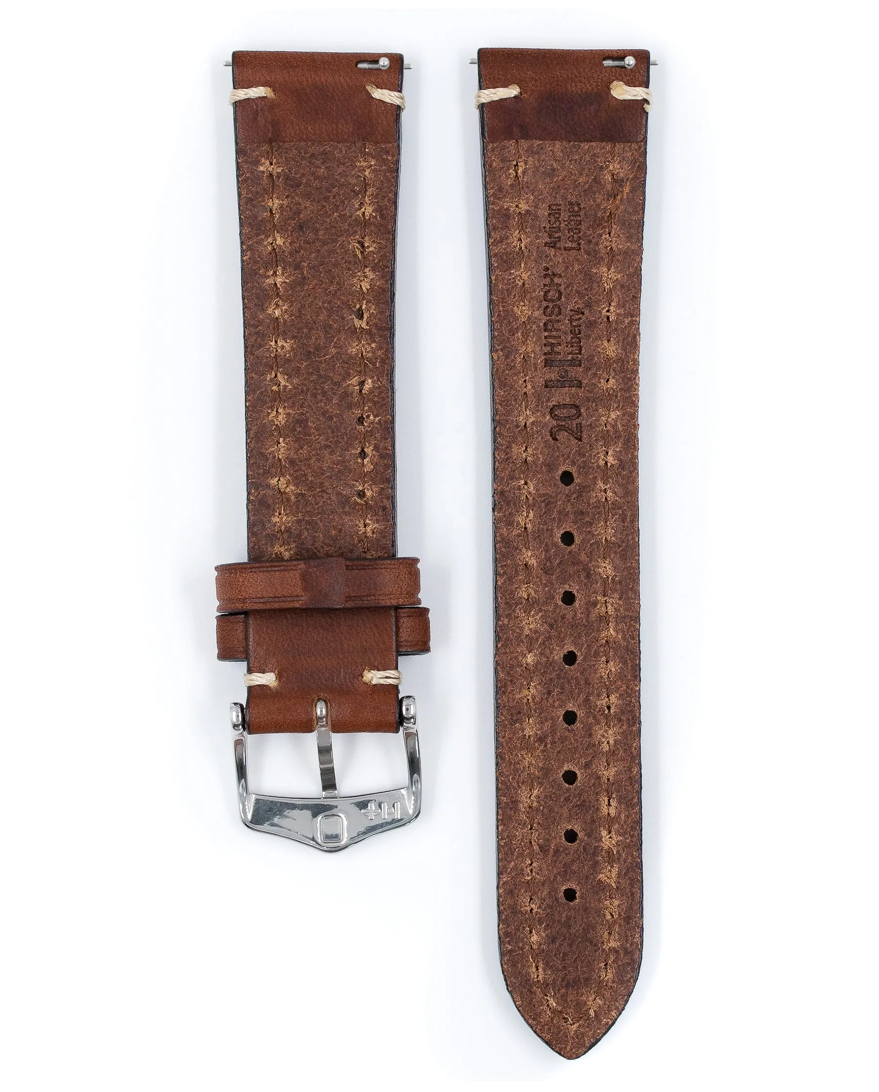 HIRSCH LIBERTY Saddle Leather Watch Band  1090 02