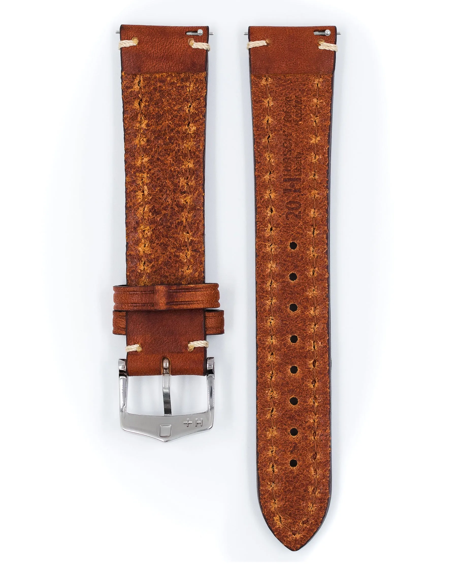 HIRSCH LIBERTY Saddle Leather Watch Band  1090 02