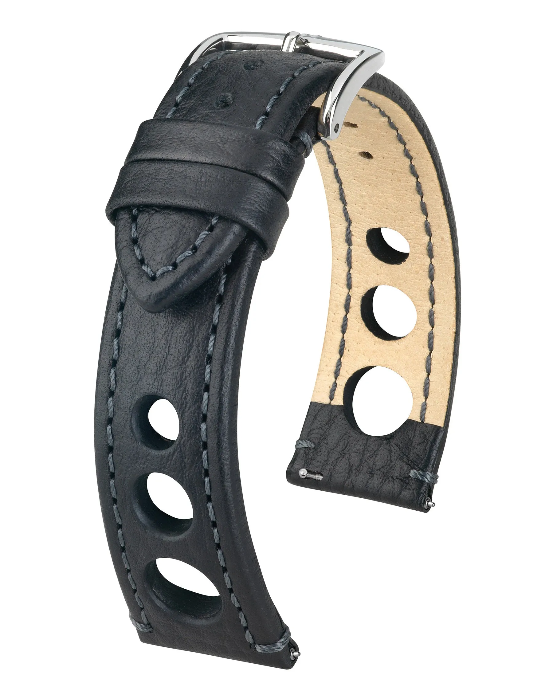 HIRSCH RALLY Buffalo Calfskin Sports Watchband  051 02