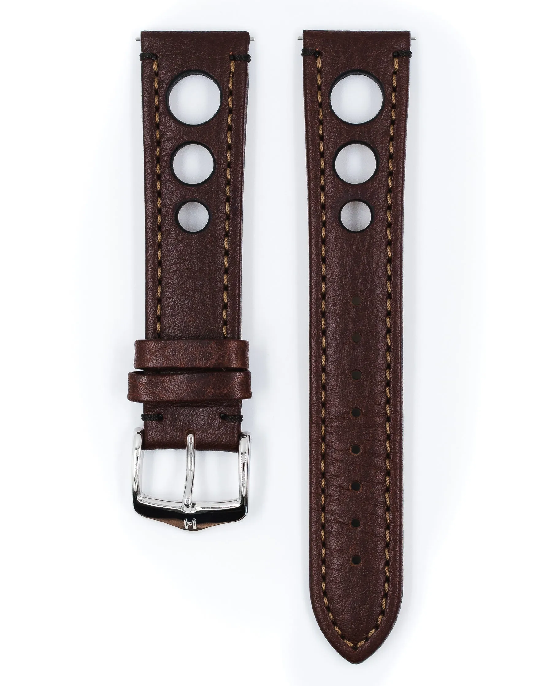 HIRSCH RALLY Buffalo Calfskin Sports Watchband  051 02