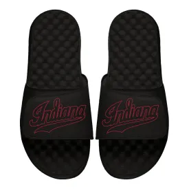 Indiana Hoosiers Mantra Script Black Slides